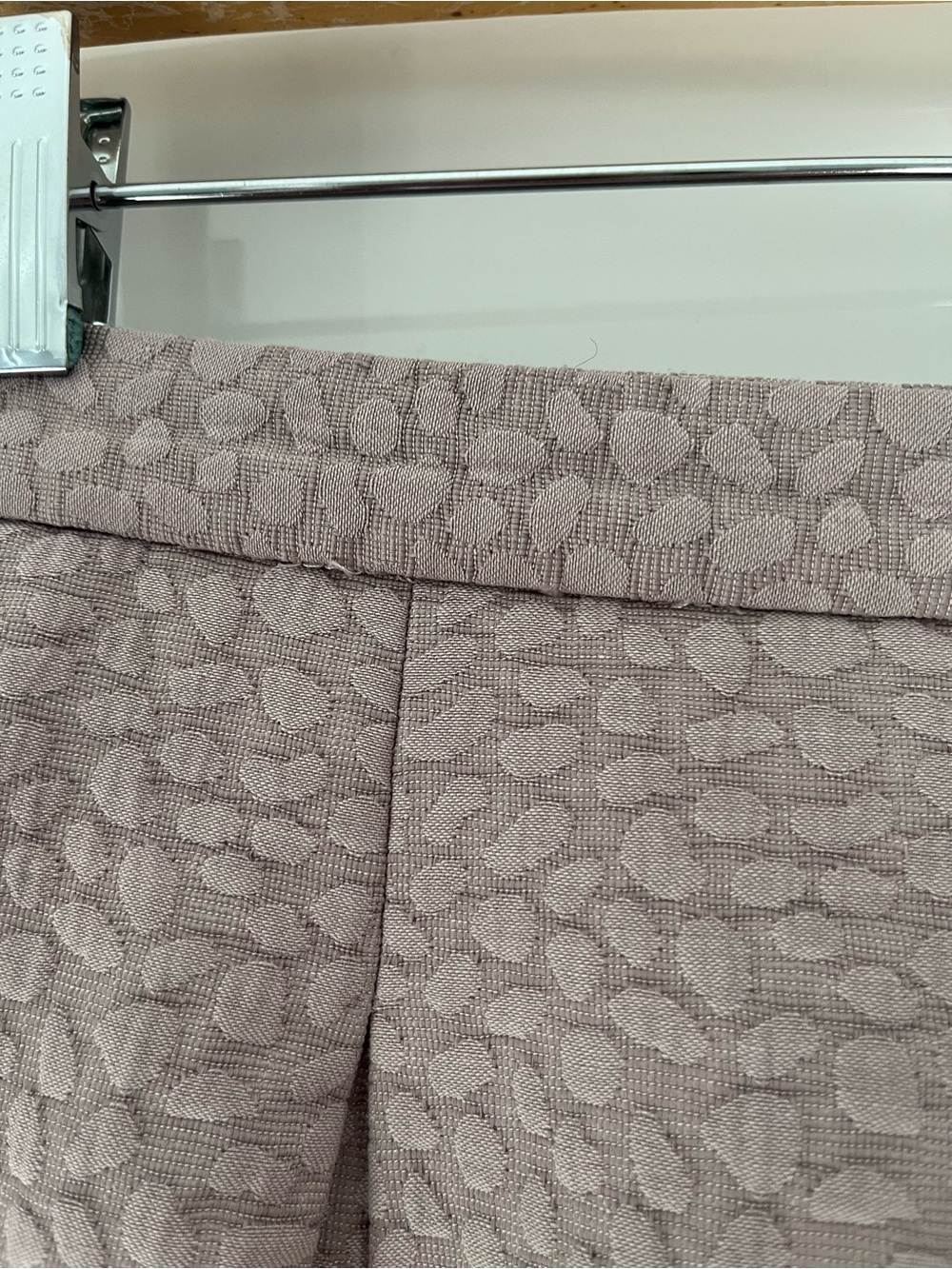 H&M Textured A-Line Midi Skirt in Mauve - Picture 5 of 11